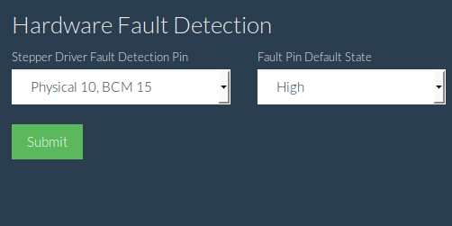 Enable / Fault Detection Pins